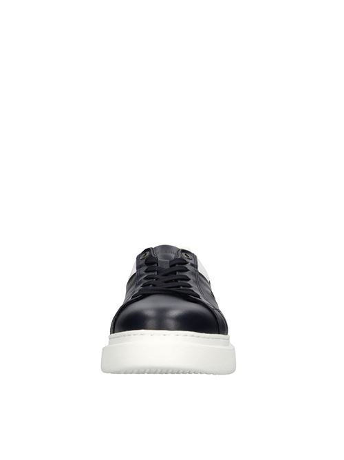 Sneakers in pelle e tessuto HARMONT & BLAINE | EFM241.020.6100BLU-BIANCO-NERO